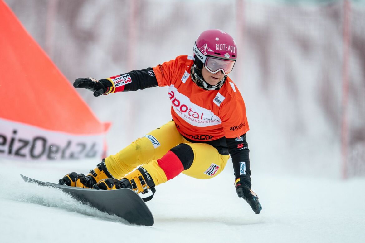 Snowboarder Hofmeister und Baumeister Zweite im Teamevent