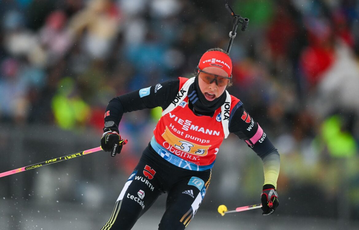 Biathletin Schneider muss in Nove Mesto vorzeitig aussteigen