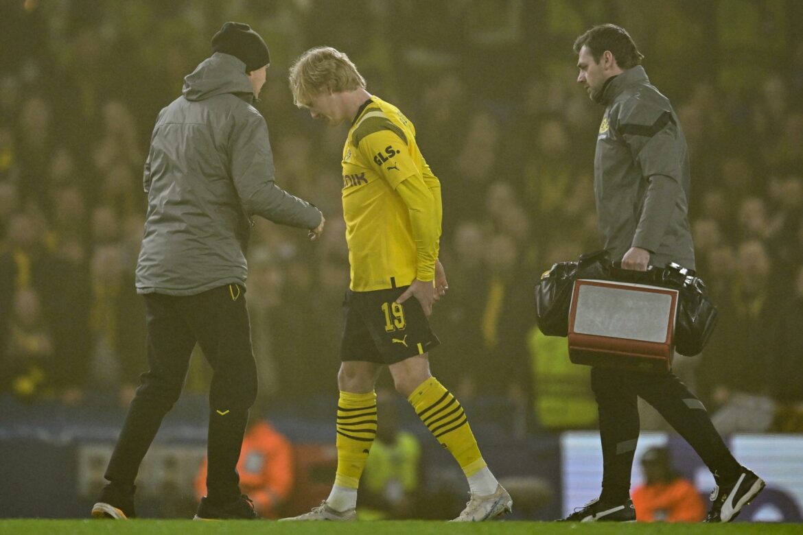 BVB: Brandt fällt mit Muskelfaserriss aus