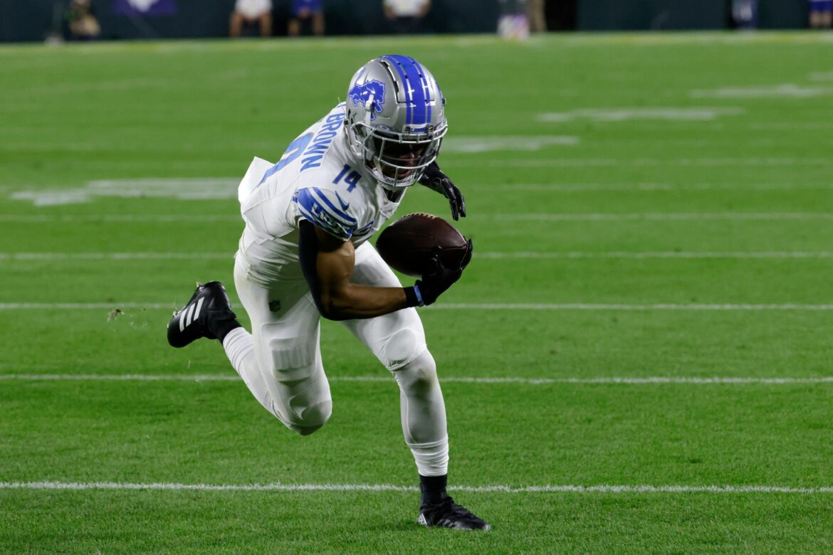 St. Brown mit Touchdown bei drittem Sieg der Detroit Lions