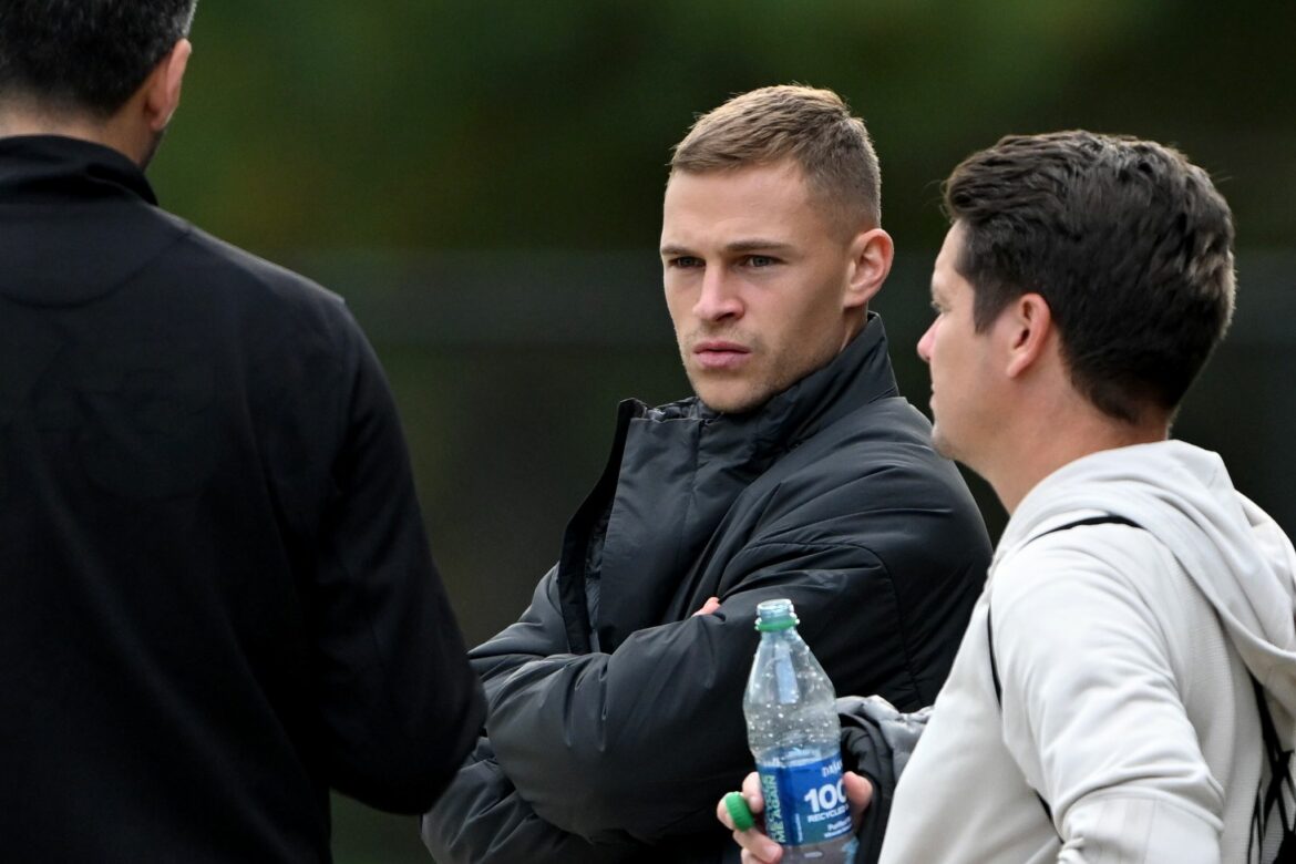 DFB-Training ohne leicht erkälteten Kimmich