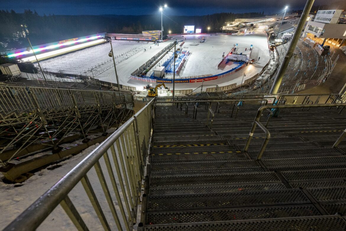 Regen und Sturm: Biathlon-Sprint in Oberhof einen Tag später