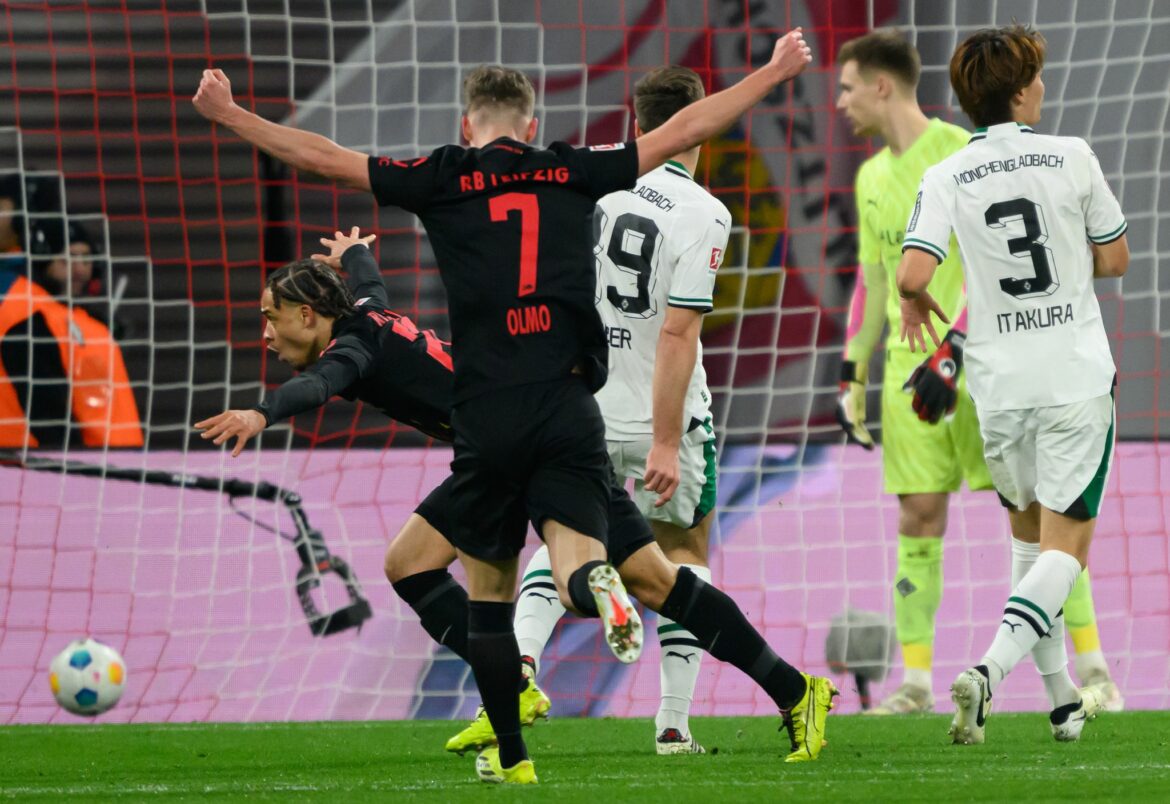 RB Leipzig nutzt BVB-Patzer: 2:0 gegen Gladbach