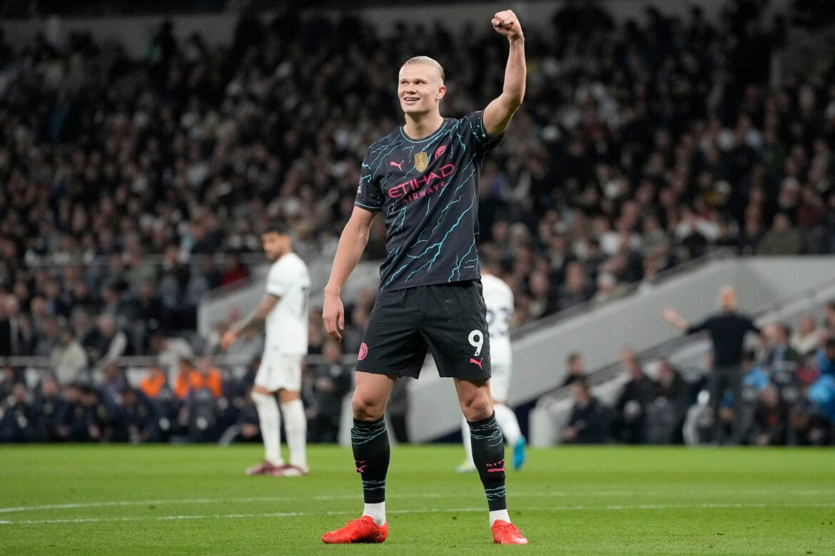 Haaland bringt City auf Titelkurs: Zwei Tore gegen die Spurs