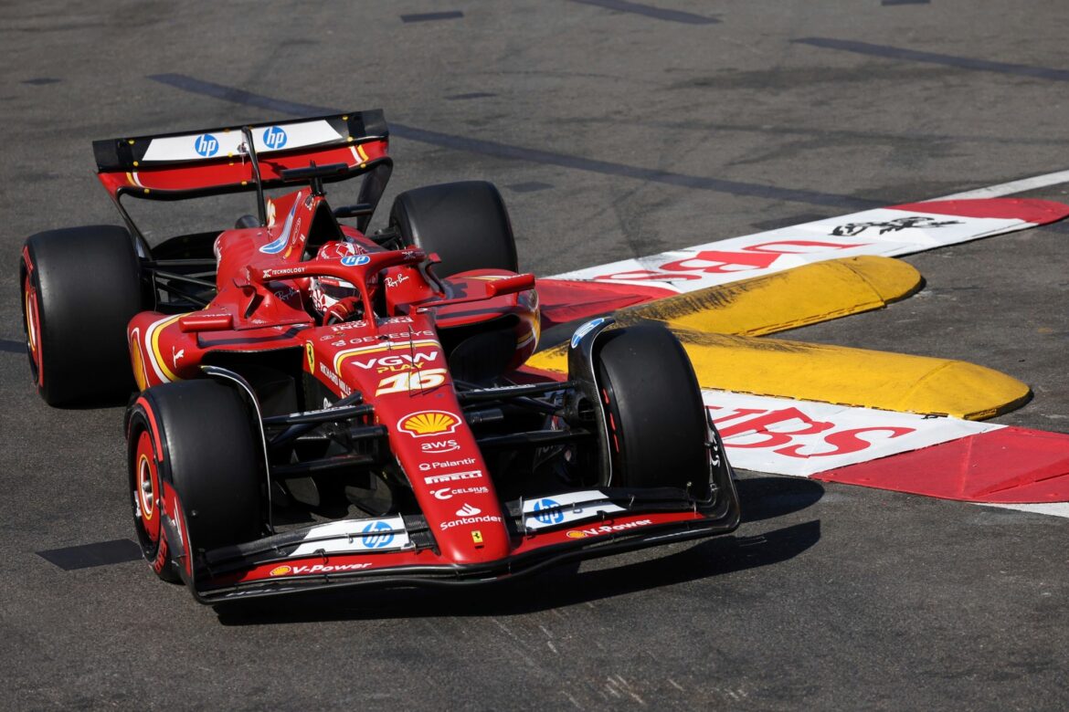 Leclerc rast in Monaco auf ersten Startplatz