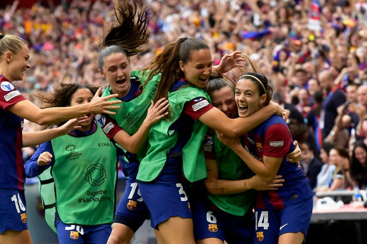 Barcelona-Frauen feiern erneuten Champions-League-Titel