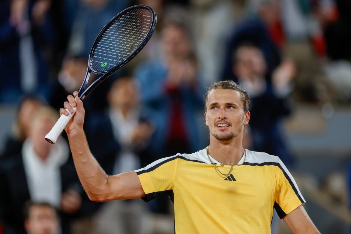 Zverev zum vierten Mal in Serie im French-Open-Halbfinale