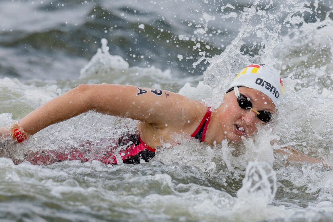 Nur vier Freiwasserschwimmerinnen im Ziel: Boy holt Silber