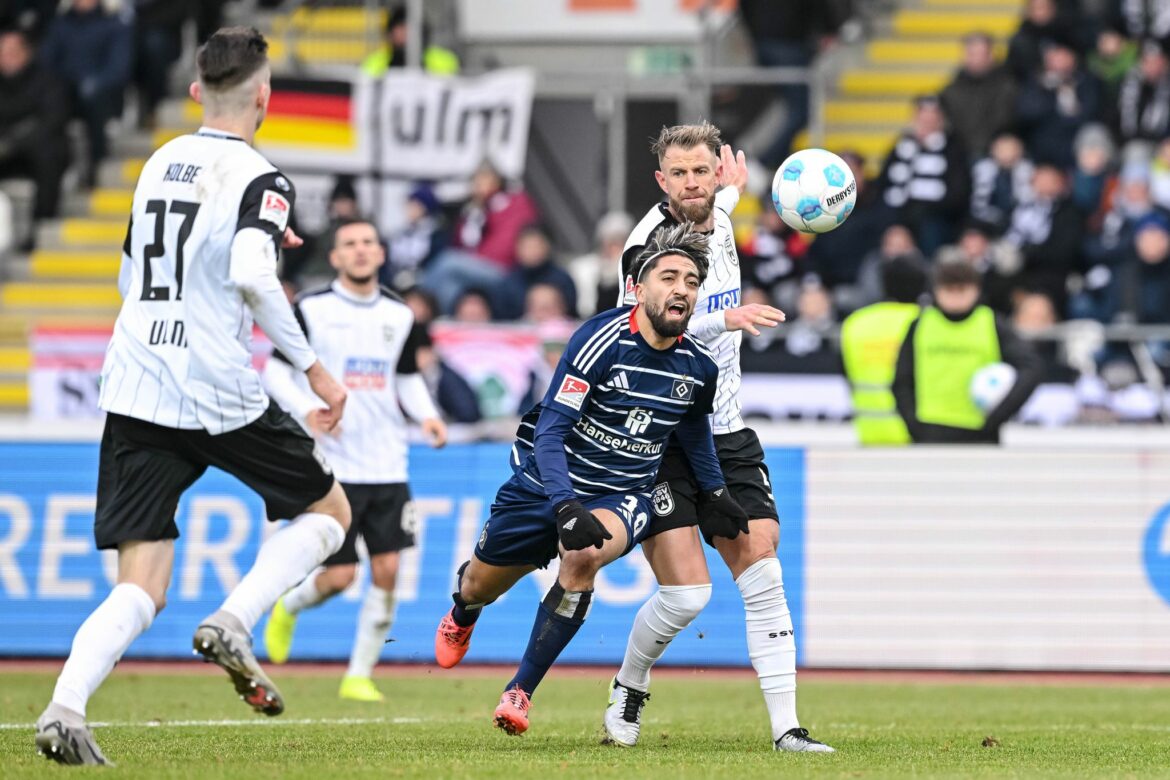 Nächster Rückschlag für HSV – 1:1 in Ulm