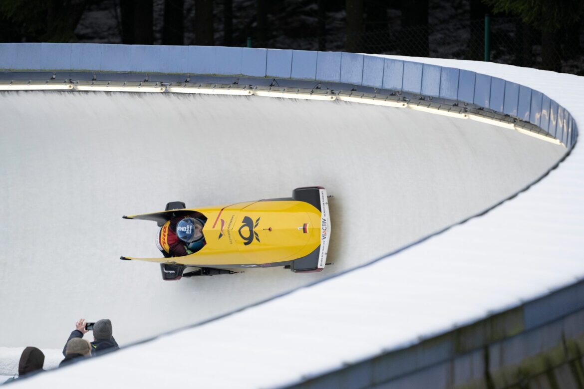 Olympiasiegerin Laura Nolte gewinnt auch im Zweierbob