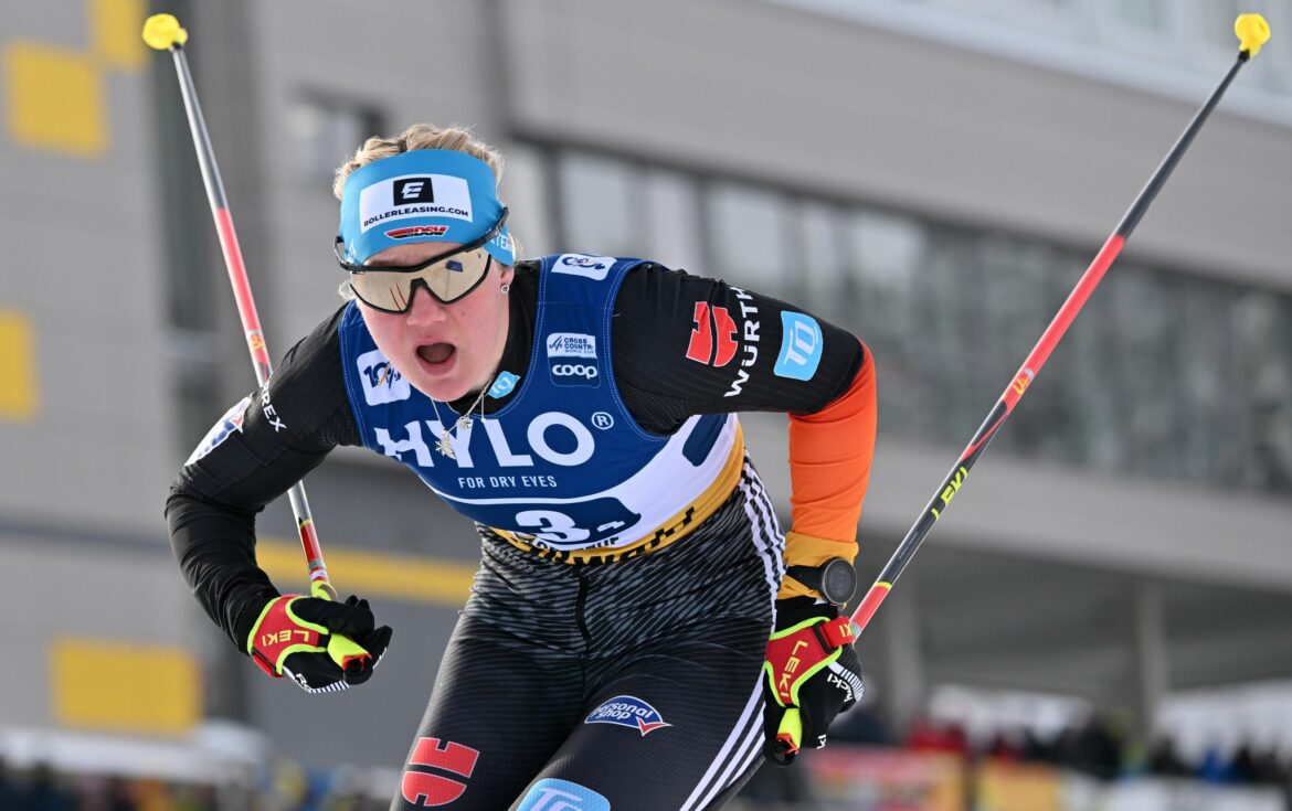 Langläuferin Carl holt ersten Podestplatz der Saison