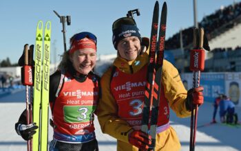 Grotian und Strelow bei Biathlon-Heimspiel auf Rang drei