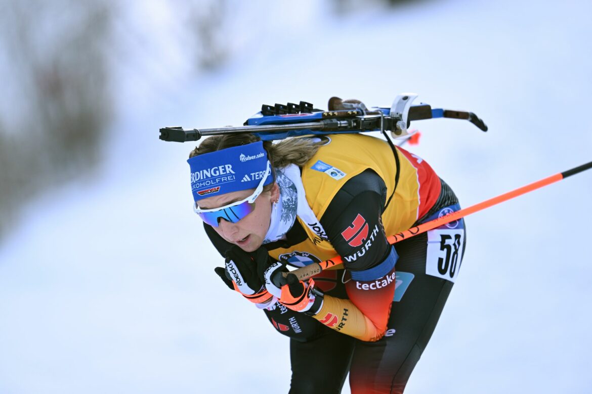 Biathletin Preuß wird Zweite im Einzel – Jeanmonnot siegt