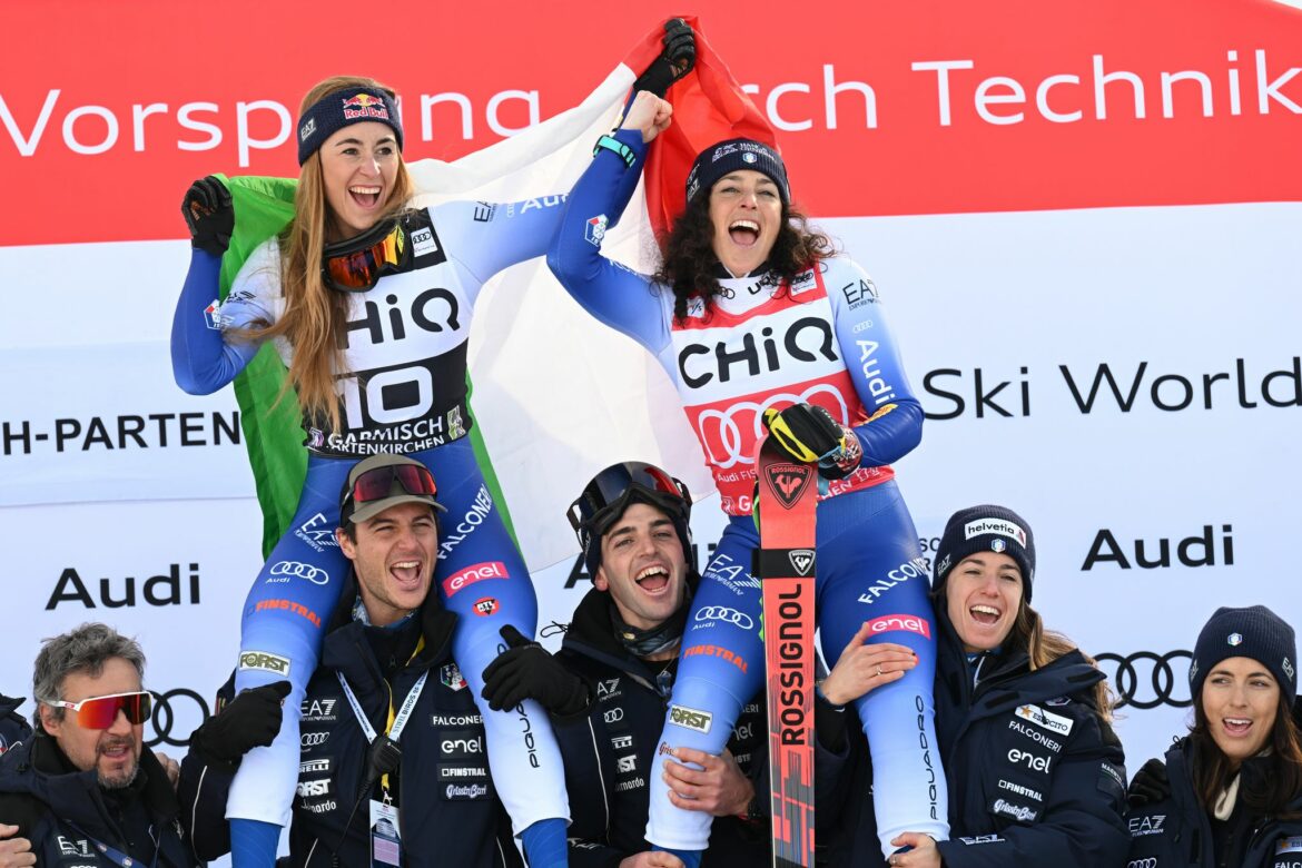 Italienischer Doppelerfolg in Garmisch – Vonn ausgeschieden