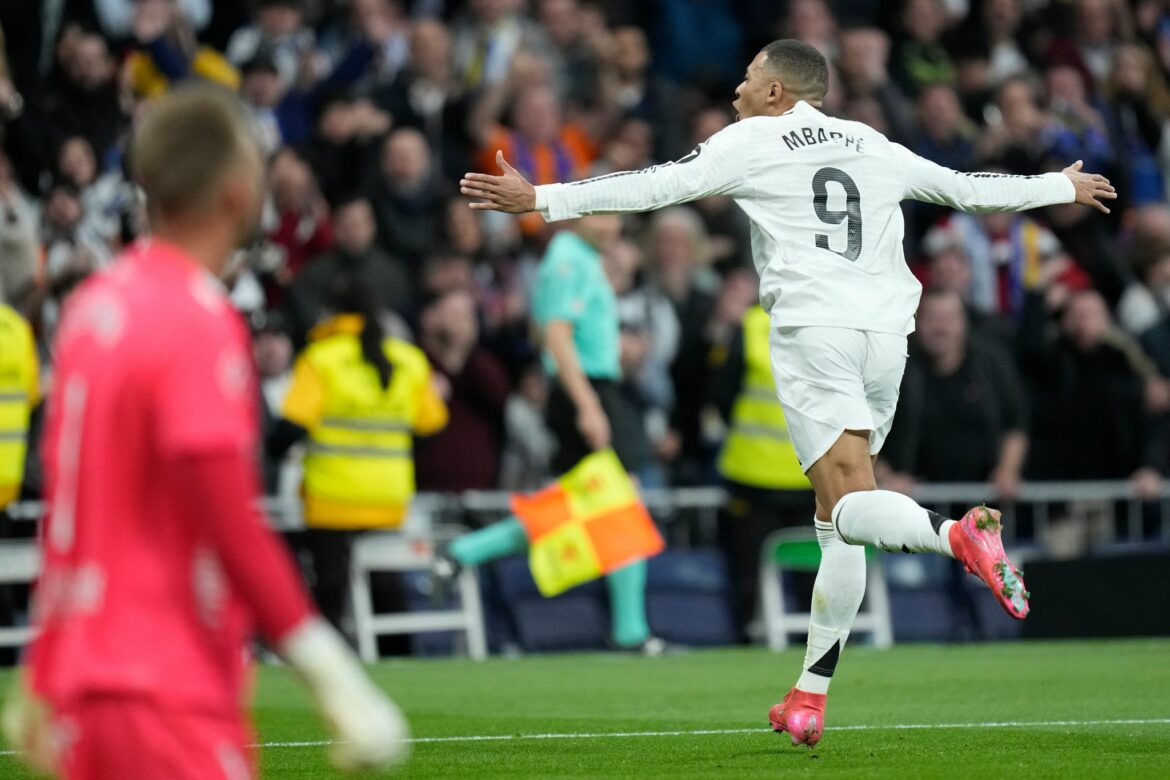 Auch dank Mbappé: Real Madrid übernimmt Tabellenspitze