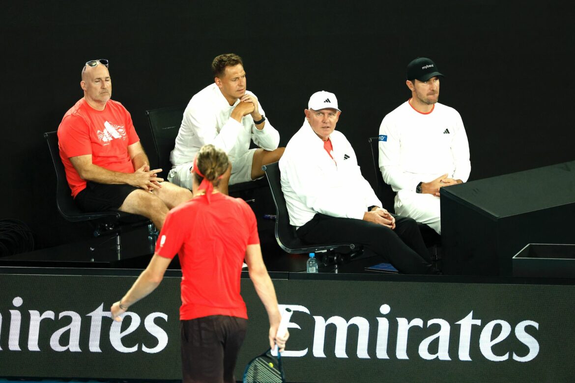 «Hasse es»: Zverev scherzt über Coaching-Regel