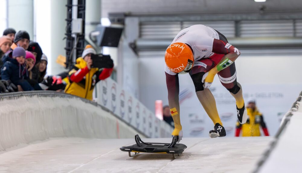 Skeleton-Olympiasieger Grotheer und Neise Weltcup-Dritte