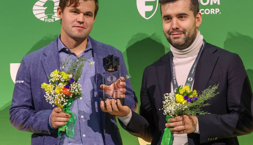 Carlsen und Nepomnjaschtschi teilen Titel bei Blitzschach-WM