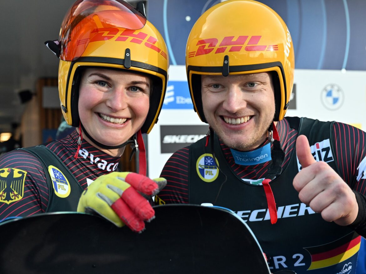 WM-Auftakt: Gold für Julia Taubitz und Max Langenhan