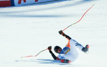 Vogt erleidet bei Sturz leichtere Verletzungen