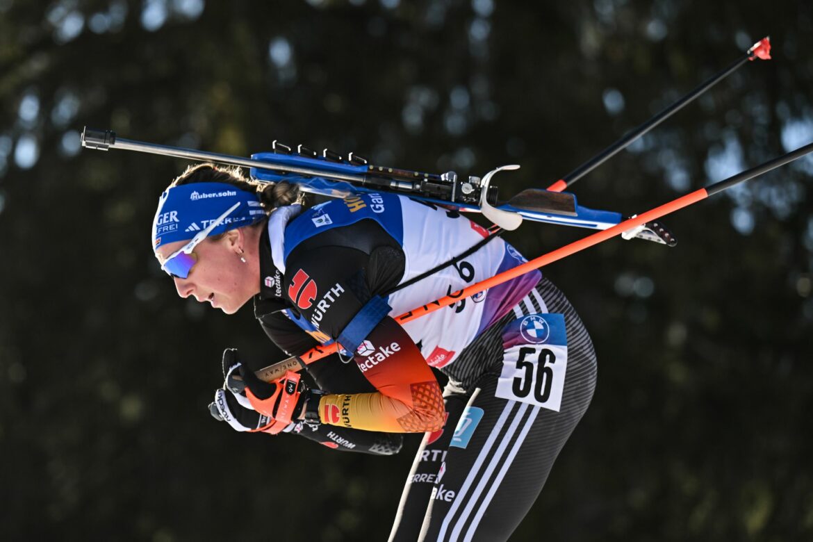 Biathletin Preuß im Einzel diesmal ohne WM-Medaille