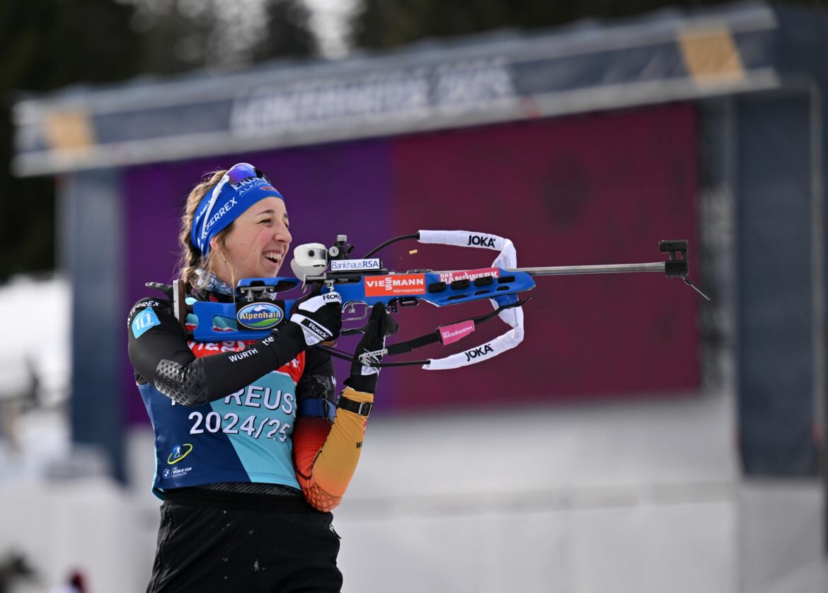 Preuß führt deutsche Mixedstaffel bei Biathlon-WM an