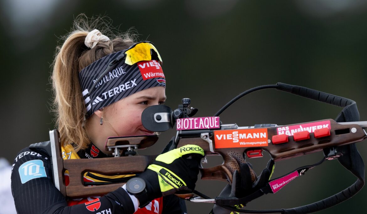 Überraschendes WM-Debüt für Biathlon-Europameisterin Puff