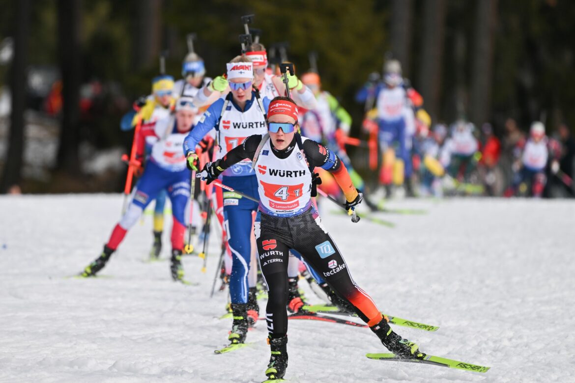 Deutsche Biathleten holen beim WM-Auftakt Bronze