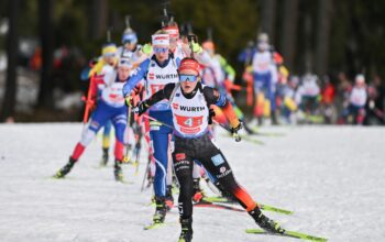 Deutsche Biathleten holen beim WM-Auftakt Bronze