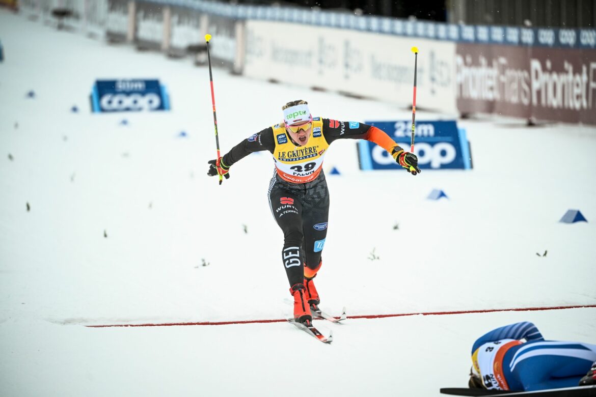 Langläuferinnen in WM-Form: Carl Dritte, Hennig Sechste