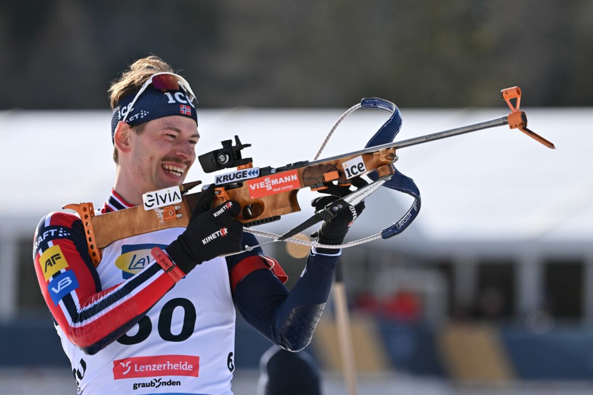 Bö geschlagen: Laegreid gewinnt Biathlon-Gesamtweltcup