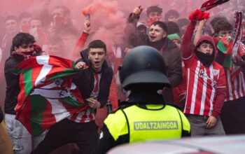 Viele Verletzte und Festnahmen bei Fankrawallen in Bilbao