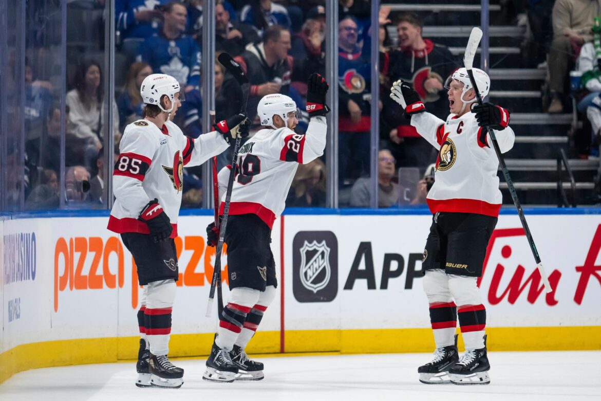 Stützles Senators gewinnen sechstes NHL-Spiel in Serie