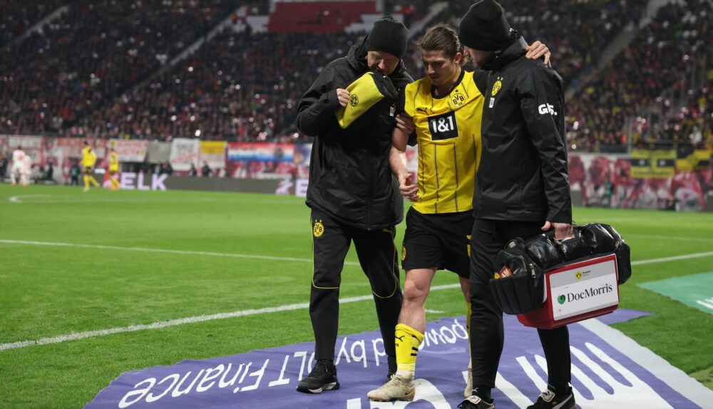 Knie verdreht: BVB droht längerer Ausfall von Sabitzer