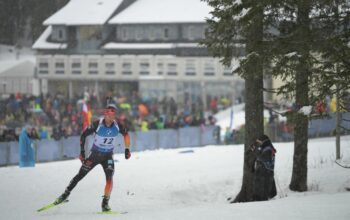 Deutsche Mixedstaffel auf der Pokljuka Sechste