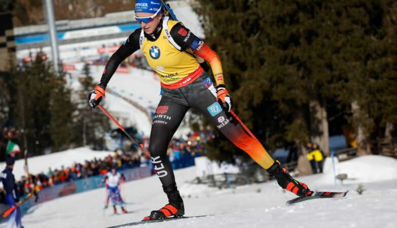 20 Treffer: Biathletin Preuß verteidigt Gelbes Trikot